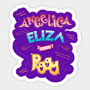 The Schuyler Sisters! Sticker